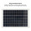 15-Watt flexibles polykristallines Solarpanel-Ladegerät 4