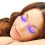 LED künstliche Wimpern hellviolett 3 cm 40 cm 150 mAh 5