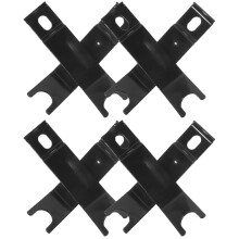 4Paare Robuste Achsauspanner Metall Für Kinderfahrrad Mit Stützrad