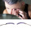 LED künstliche Wimpern hellviolett 3 cm 40 cm 150 mAh 6
