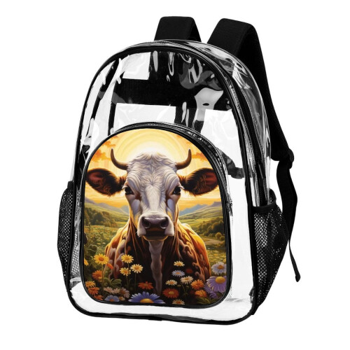 3D Printed Transparent Backpack for Comics & School – Waterproof, Multi-Functional, Back-to-School Gift 1