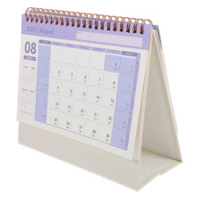 cate Standing Calendar Desk Calendar Pink Paper 1Set