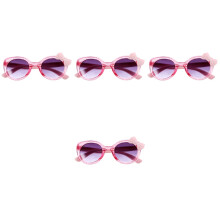 4Paare Kinder Party Sonnenbrillen Bowknot Pink Ac Material