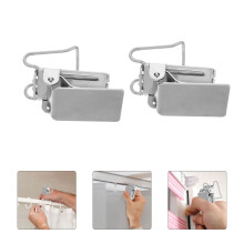 Quilt Fixing Clip Rug Hangers For Wall Silver 4Pcs