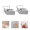Quilt Fixing Clip Rug Hangers For Wall Silver 4Pcs 1