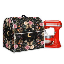 Housse anti-poussière papillon rose lune pour robot pâtissier KitchenAid