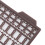 30Pcs Plastic Grid Type Bait Stoppers Brown 6