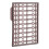 30Pcs Plastic Grid Type Bait Stoppers Brown 12