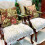 Handmade Crochet Tablecloth Vintage Cotton White Square 5