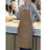 Waterproof Canvas Chef Apron with Adjustable Strap - Light Coffee 5