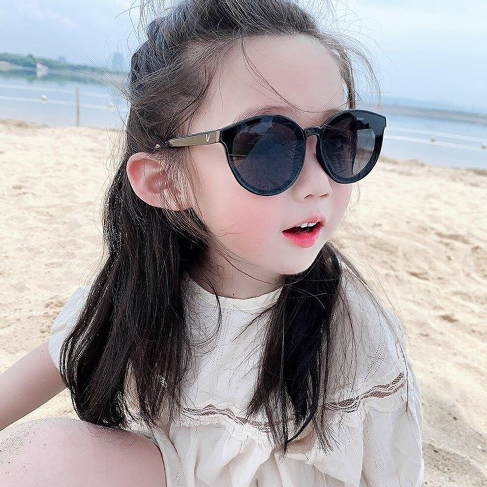 Dachuang Beauty Black/Gray ( Sheet) Vintage Baby Sunglasses For Themed Parties