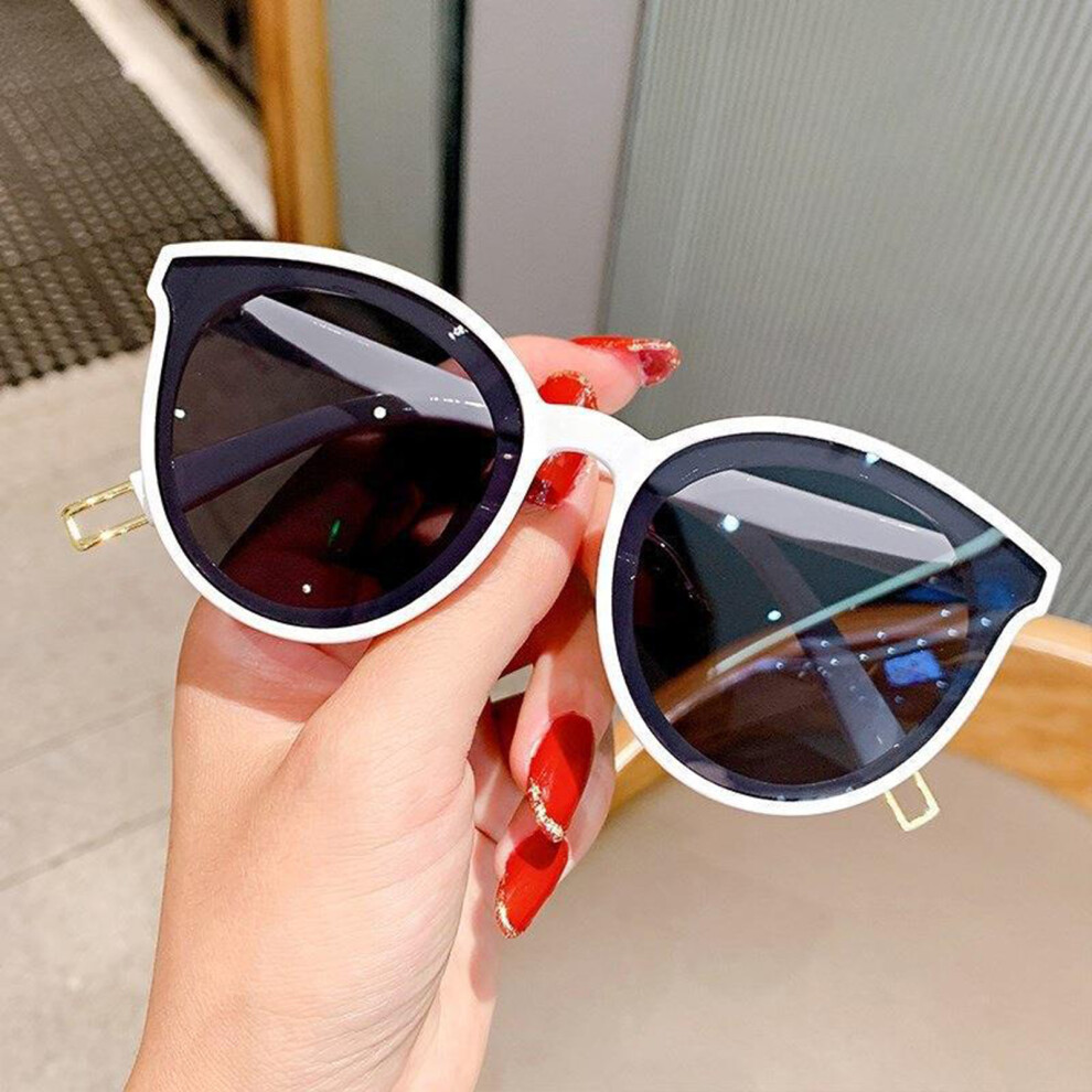 Dachuang Beauty White/Gray ( Sheet) Vintage Baby Sunglasses For Themed Parties
