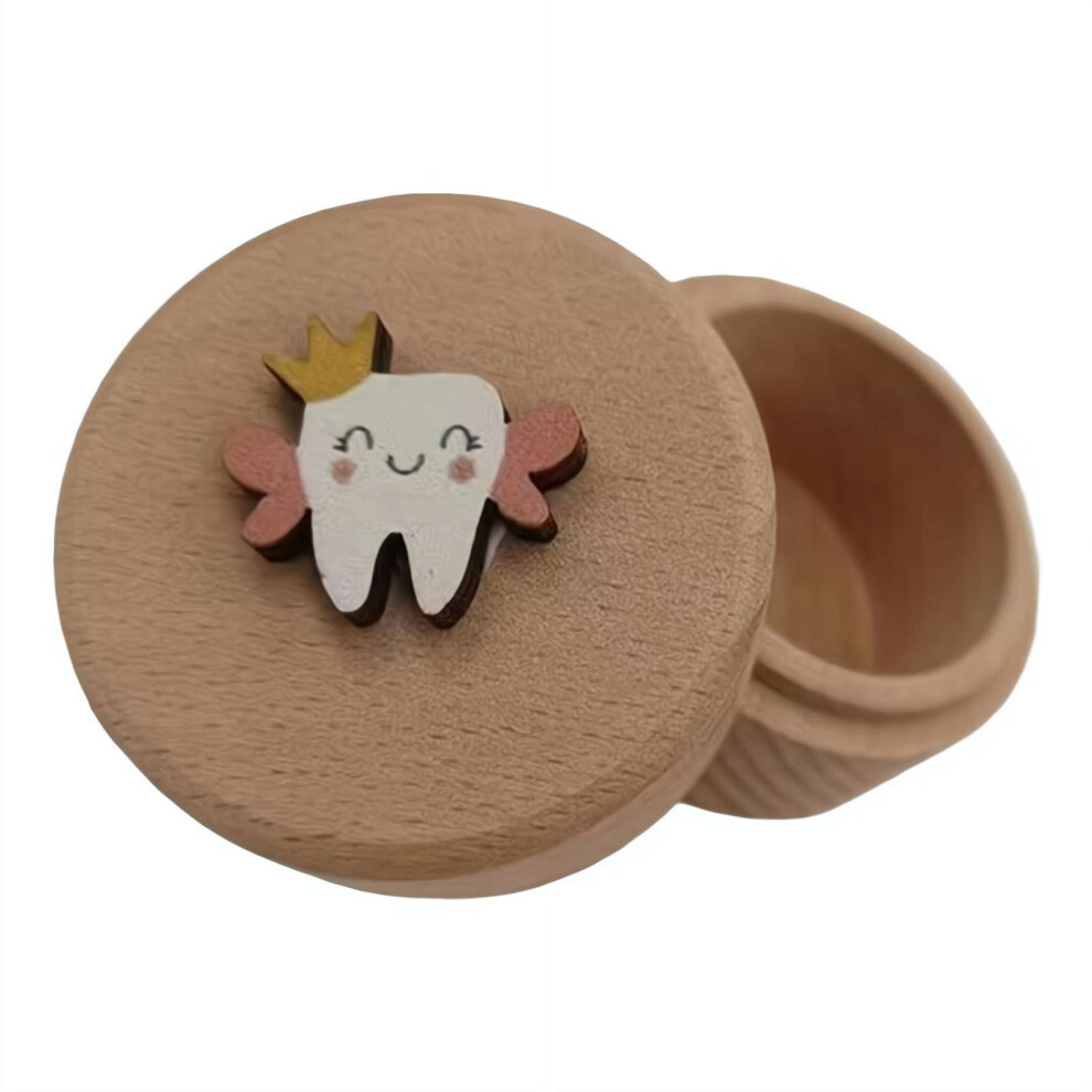 Tooth Fairy Box First Tooth Keepsake Box Wooden Holder Organizer