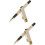 2Stk Füllfederhalter Metall, Beige, Multifunktional, Geschenkidee 8