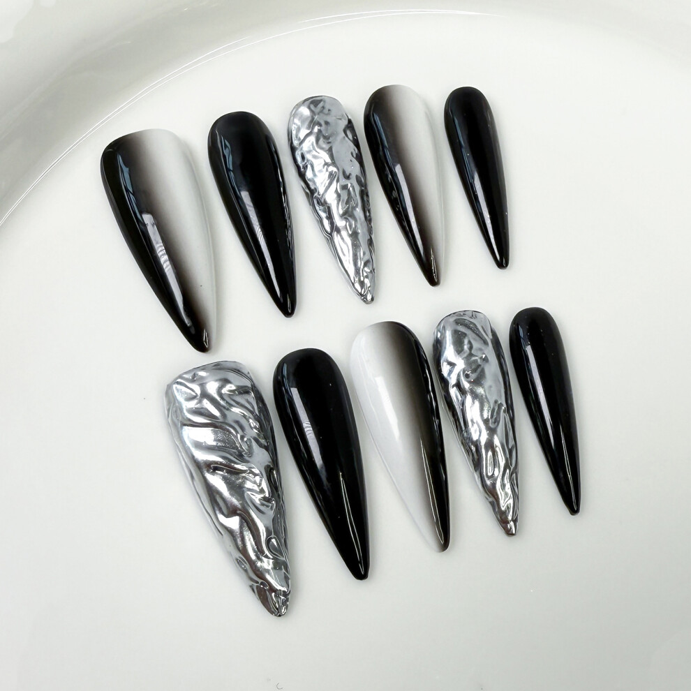 Dachuang Beauty (L) Gradient Press-On Nails For Stage Performance