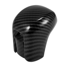 Copertura leva cambio per Honda Civic 10a generazione 2016-2021, ABS con motivo fibra di carbonio, colore nero, accessori per interni auto.