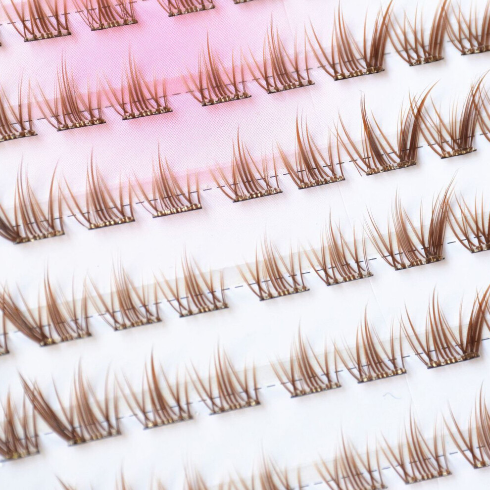 Dachuang Beauty Brown (Glues) 10-14Mm Lash Clusters For Beginners