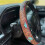 Capa de volante estilo cowboy retrô, tamanho universal de 15 polegadas. 6