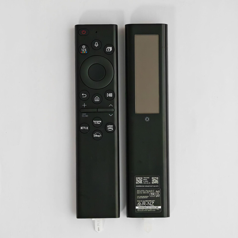 Bn59-01385A Solar Voice Remote Replacement Compatible With Samsung Smart Tvs (2021Â2023), 4 Shortcut Buttons 9464372734290