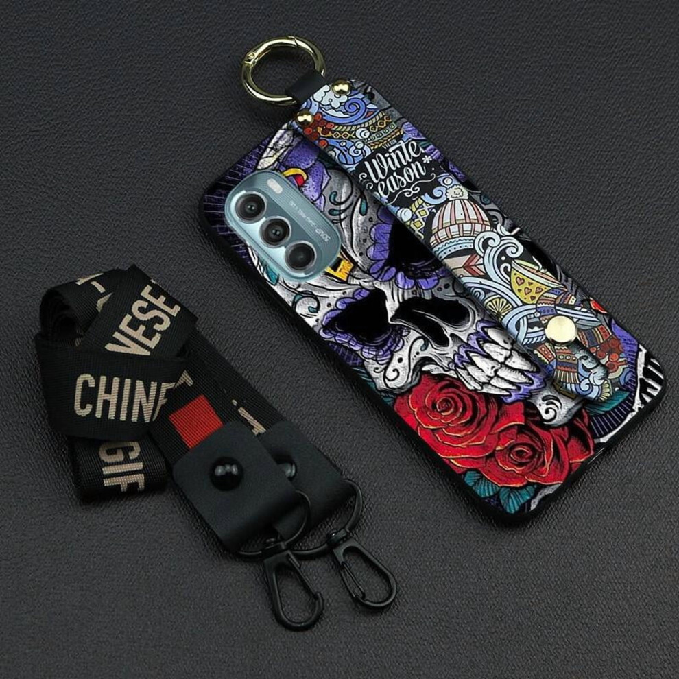 Moto G Stylus 5G 2022 Phone Case Â Graffiti Design, Dirt-Resistant, Wrist Strap, Silicone Ring Kickstand, Shockproof 9482726339137