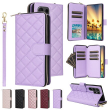 Leather Wallet Phone Case with Card Holder for compatible with Samsung Galaxy S21 Ultra, S21 Plus, S21 FE