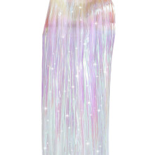 Tinsel Icicles – 19 Shiny Foil Strands for Christmas Tree, Xmas Decor, Birthday & Wedding Party – Compatible with Standard Trees