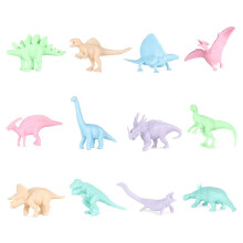 12Pcs Mini Dinosaur Figurines, PVC Realistic Tiny Dinosaurs for Dollhouse, Garden, DIY Cake Topper, Party Favors – Compatible with LEGO