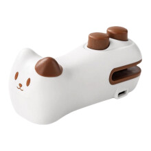 Rechargeable 2 in 1 Mini Bag Sealer with Cutter and, 2026 New Mini Bag Sealer for Chip Snack, Portable Design for Home Kitchen White