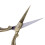 Vintage sewing scissors bronze 1 piece 6