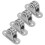 Small Pulley Block Silent Roller Heavy Duty Fixed 4 pcs 5