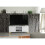 TV Unit Tide Crest 120cm - White & Gold 2