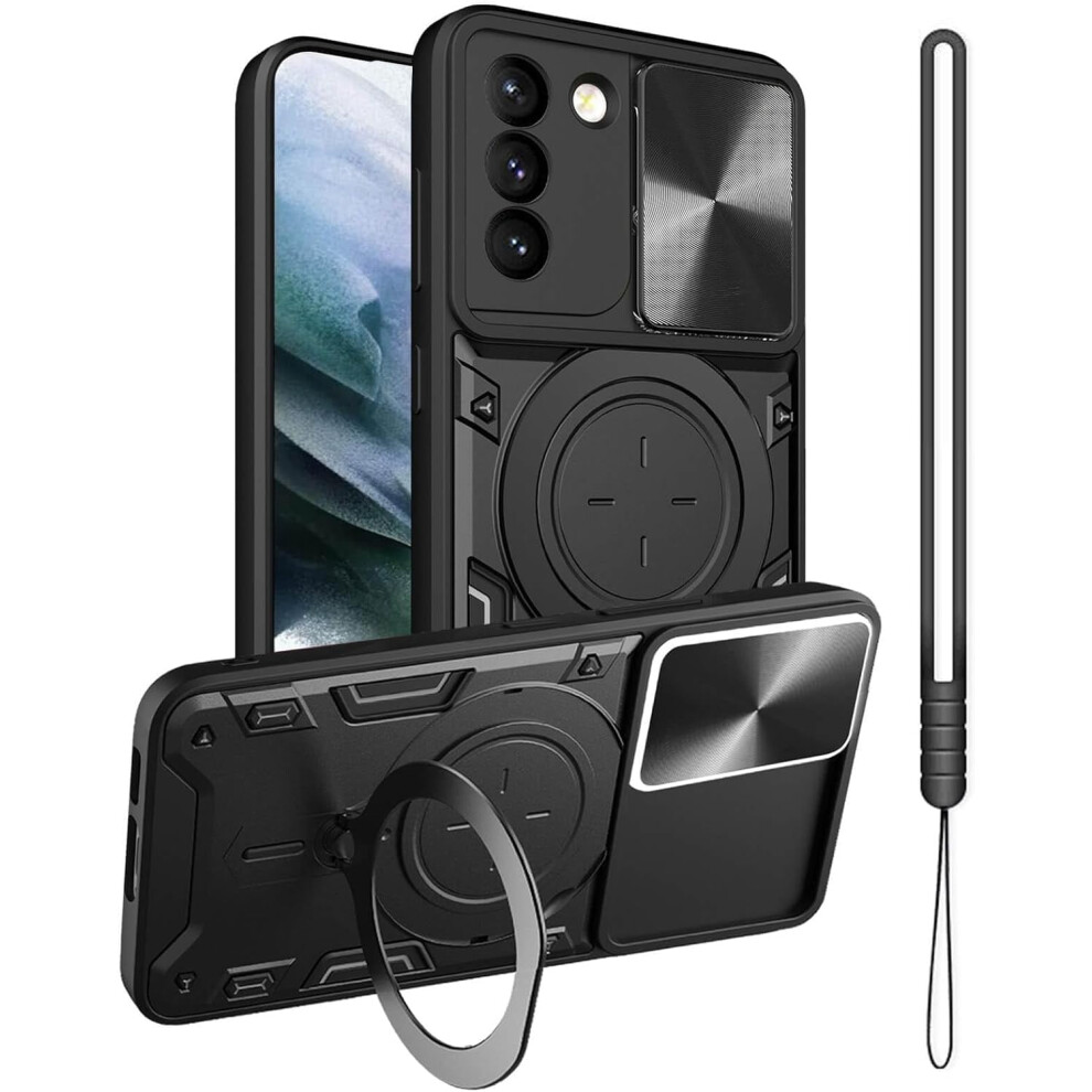 Metal Stand Ring Holder Case For Samsung Galaxy S21 6.2" Â Slim, Shockproof, Lens Protector, Compatible With S21 9193271219682