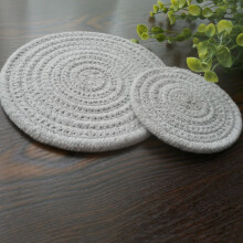 Lot de 4 sets de table en coton résistant à la chaleur