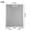Dunstabzugshaubenfilter, Metallgewebe-Abluftfilter, 400 x 275 x 9 mm 7