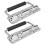 Set of 3 Bolt Flight Case Handle Tool Box Handles 3