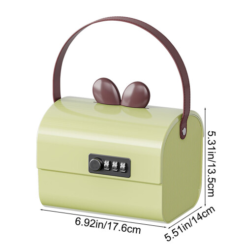 Children's Password Storage Box Plastic Handheld Safe 1 Unit 1