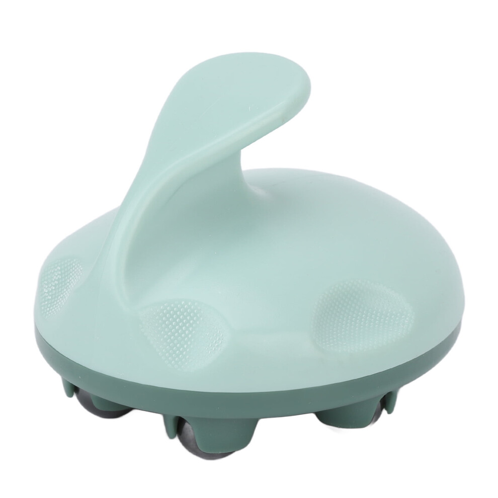 Green Hand Held Massager 7 Balls 360 Degree Rotatable Abs Steel Portable Compact Roller Ball Massager For Massage Relaxation