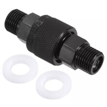 Hydraulic Quick Connect Coupler Set M16x1.5 mm Male Black