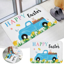 Liquidation de tapis ! Tapis de porte et de bain pour Pâques, décoration d'entrée et de salle de bain, cadeaux de Pâques pour femmes et hommes.