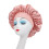 Satin-finish shower cap with adjustable elastic drawstring 4