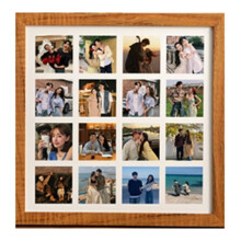 Cadre photo en bois Ă 16 grilles DIYÂ : un cadeau pour les amis et les souvenirs