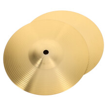 Sada činelů HOMEMAXS Jazz Drum Cymbal Brass Crash Cymbal, lehké, 2 ks, zlaté, 8 palců