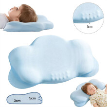 Memory Foam Toddler Pillow with Removable Pillowcase, Ergonomic Contour Neck Support for Kids