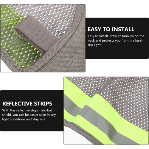 Hardhat Visor Sun Shade Dust-Proof with Simple Design for Cyclists 1Pack 1