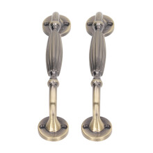 Antique Bronze Door Handles 2 Sets Vintage Style Entry Cabinet Drawer Pulls