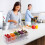 Chilled Condiment Server Caddy with Lid, 5 Removable Compartments Container 8