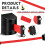 16.4 Ft Magnetic Retractable Wall Barrier Wall Mounted Crowd Control Barrier Safety Belt with ABS Case 2PCS 2