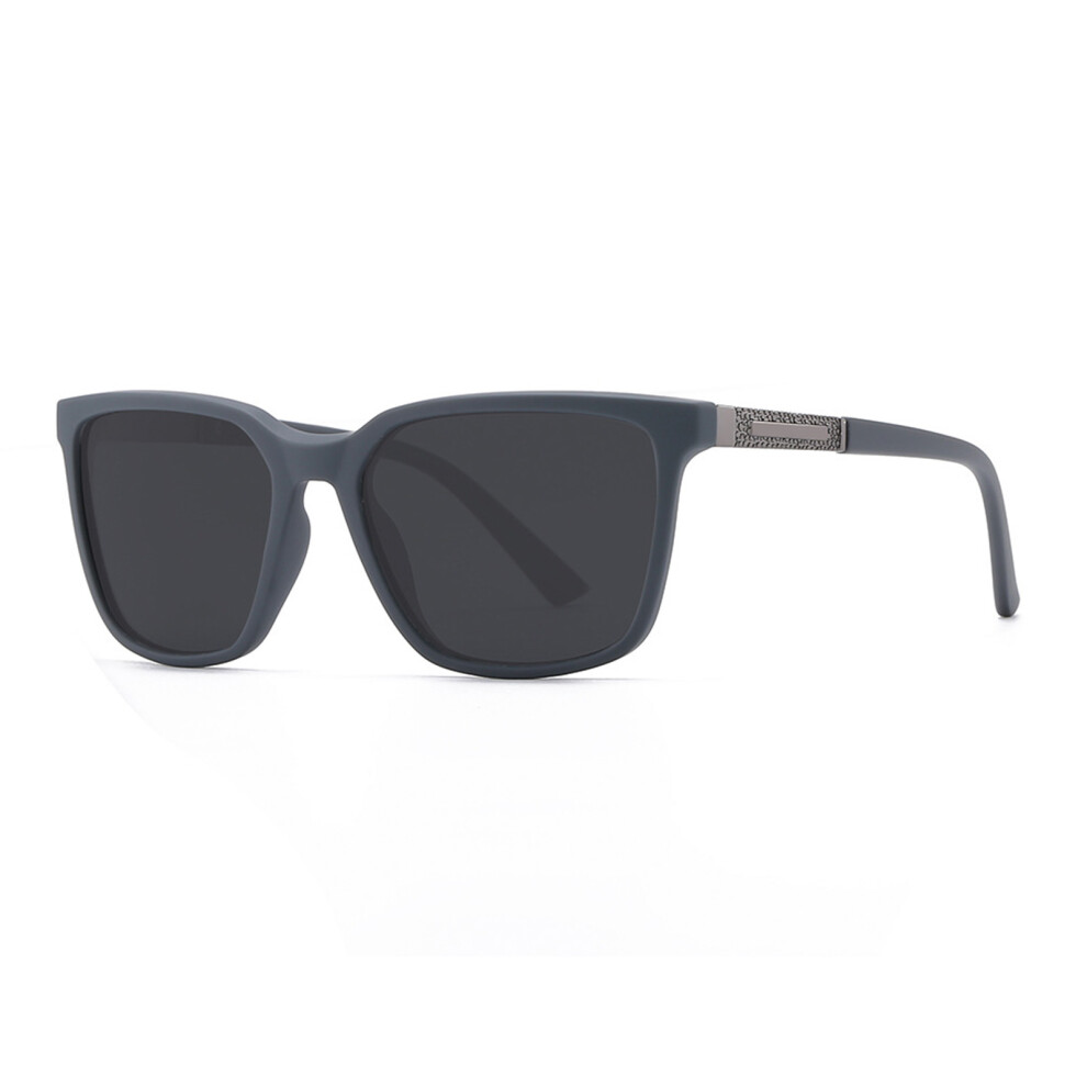 Dachuang Beauty Gray (Sand Slices) Men\'S Trendy Square Sunglasses For Driving & Outdoor