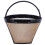EBTOOLS Stainless Steel Coffee Filter Coffee Machine Reusable Cone Coffee Supplies 3