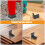 HOMEMAXS WORGEOUS10 τεμάχια Καλύμματα Ποδιών για Σκελετούς Κρεβατιού με Λαστιχένιες 7